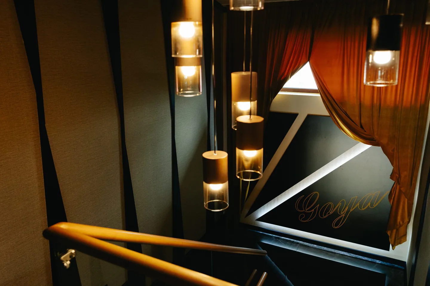 Detalii de arhitectură interioară la Hotel Goya Boutique